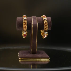 Pink Moti Bangles