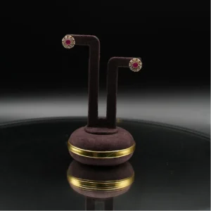 Pink Diamond Earring