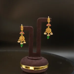 Green Moti Earring