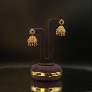 Golden Jhumka Earring