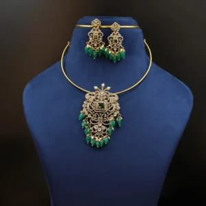 Green Kundan Necklace